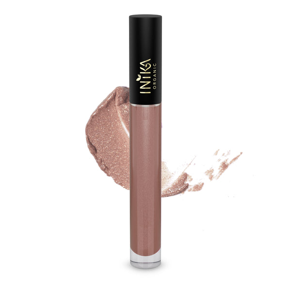 Certified Organic Lip Glaze 3.5g Hazelnut| www.curelondon.com