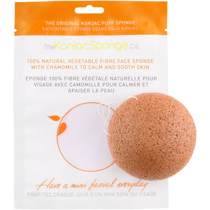 Face Sponge With Chamomile To Calm And Sooth Skin