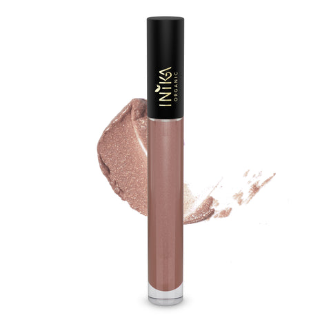 Certified Organic Lip Glaze 3.5g Hazelnut| www.curelondon.com