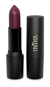 INIKA Certified Organic Vegan Lipstick Dark Cherry | www.curelondon.com