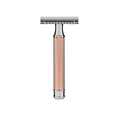 Traditional Rose Gold Safety Razor
