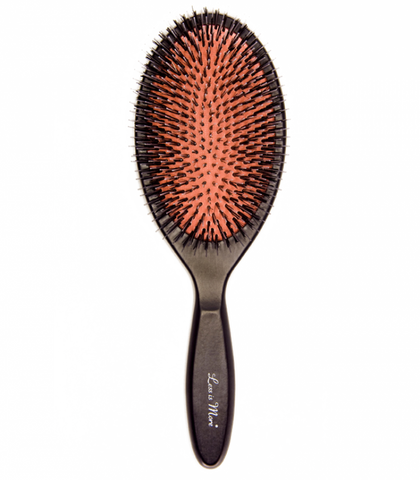 Oval Brush Beech- Black (Bristle & Nylon)
